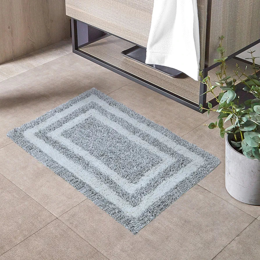 The Home Talk Cotton Morocco Door Mat Water Absorbent Runners Designer Bath Mats