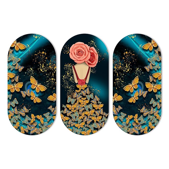 Artvibes Beautiful and Creative Art Printed Wooden Wall Hanger for Home | Set of 3