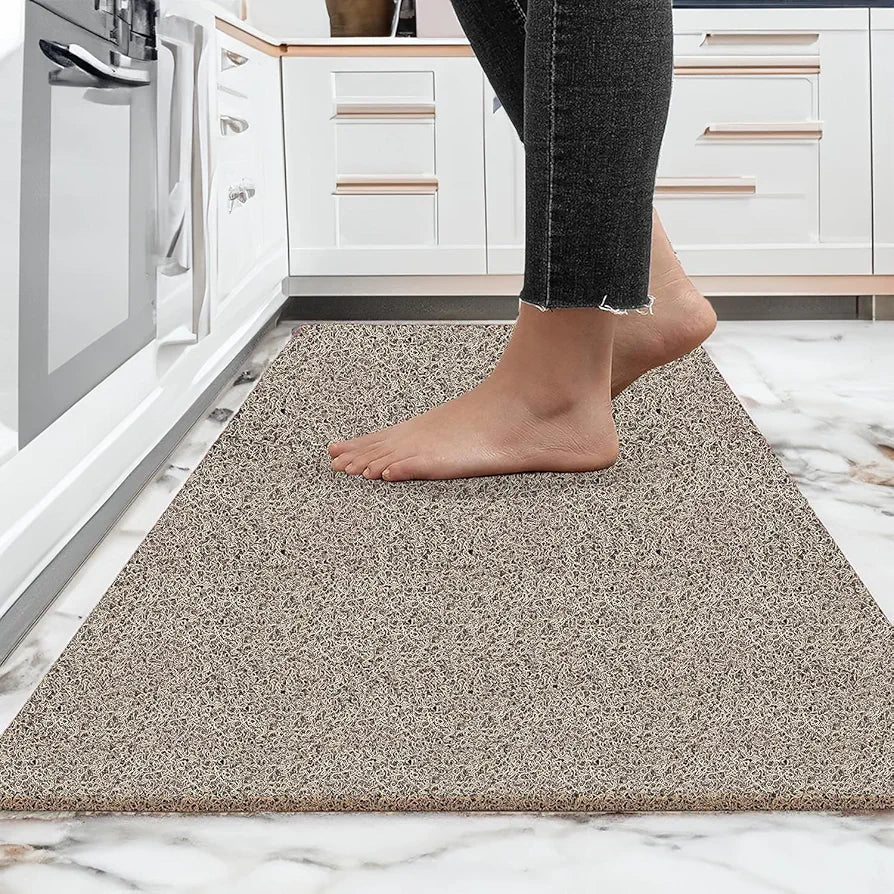 Ishro Home Cushion Noodle Mat Colour Beige For Home Kitchen & Floor Mat For Bedroom