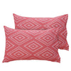Huesland by Ahmedabad Cotton 144 TC Cotton Pillow Covers Set of 2 | Peach Pink