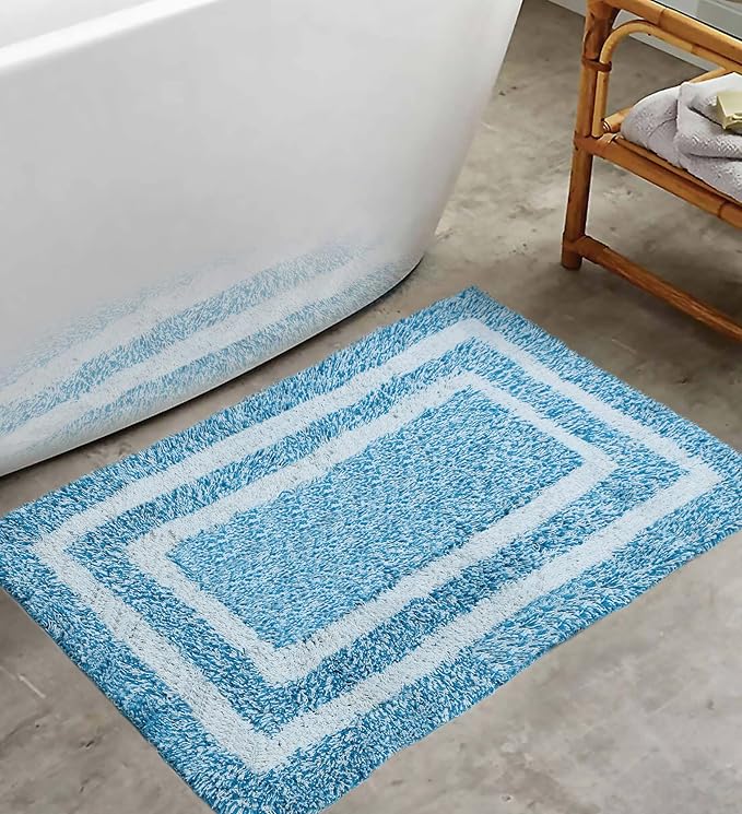 The Home Talk Cotton Morocco Door Mat Water Absorbent Runners Designer Bath Mats