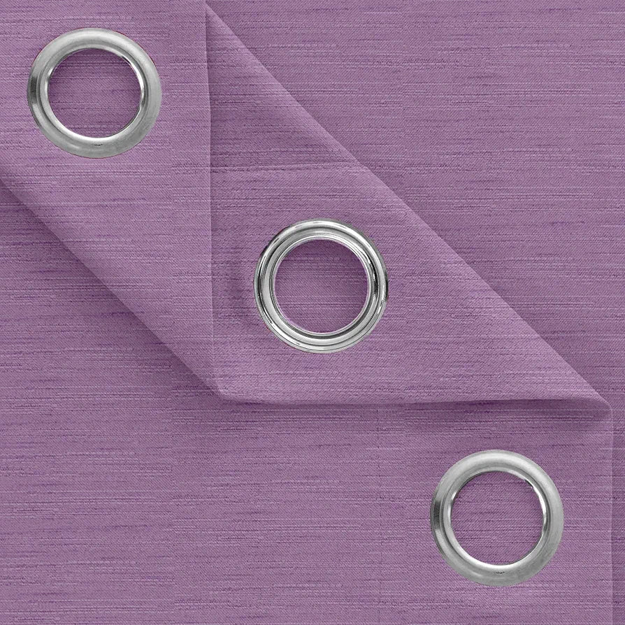 Divine Casa 7 Feet Blackout Door Curtain Luxurious Room Darkening Thermal Insulated & Noise Reducing Polyester Panel Curtain Colour Thistle (Pack of 1)