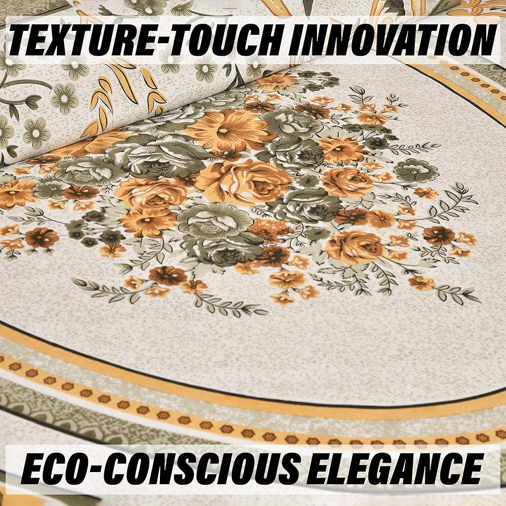 Kuber Industries Double Bedsheet with 2 Pillow Covers 160 TC Premium Cotton Yellow