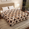Story@Home Polyester All-Season AC Double Size Finley Blanket Colour Dark Brown