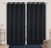 Saral Home Pacman Chenille Blackout Long Door Curtains 2pc Colour Navy