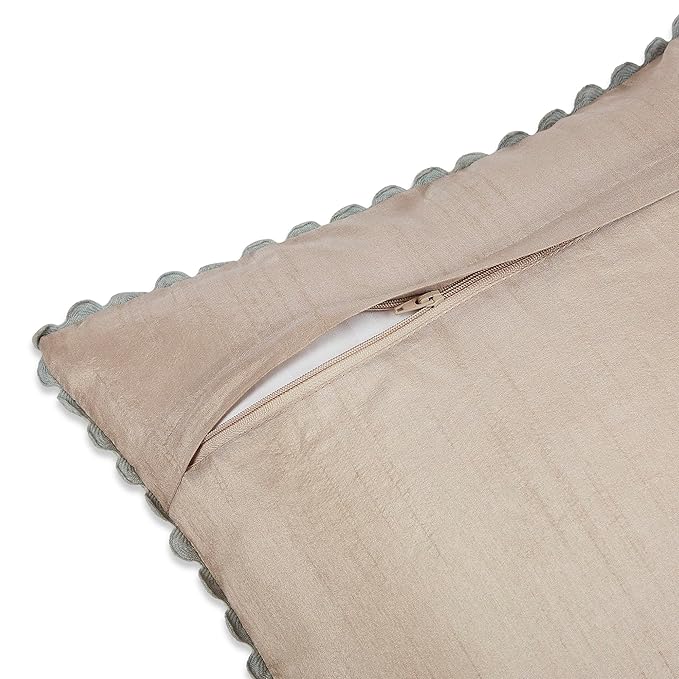 Haus & kinder Decorative Embroidered Cushion Cover  | Colour Medallion buta