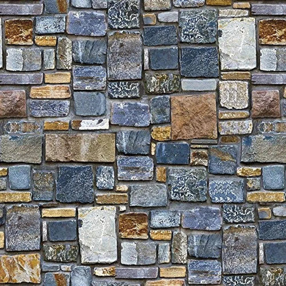 Jaamso Royals Brick Stone Wall Papers for Home Design 5