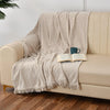Sashaa World Soft Chenille Throw Colour Natural