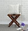 Homadorn Luxury Cotton Handmade Decorative Boho Throw Tufted Pillow Covers White