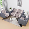 Kuber Industries Sofa Cover Net 2+1+1 Seater Sofa Slip Cover Set Mor Digital-837 Purple