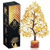 Bezavo Yellow Aventurine Crystal Tree Golden Wire