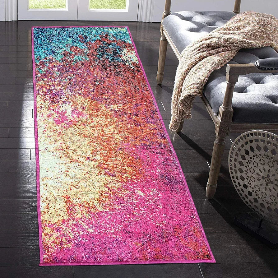 Status Contract Rugs for Living Room 3D Printed Carpet for Living Room Deco Anti Skid Backing Home Essentials Aesthetic Vintage Decor Carpet Bedroom Boho Rugs for Living Room