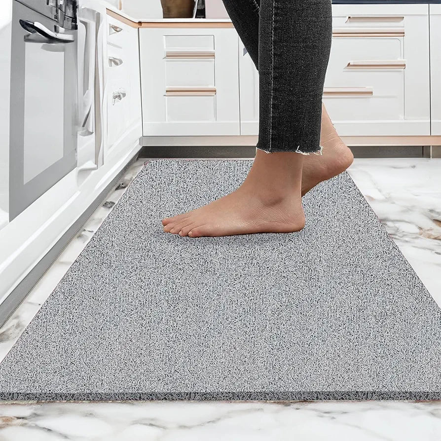 Ishro Home Cushion Noodle Mat Colour Grey For Home Kitchen & Floor Mat For Bedroom
