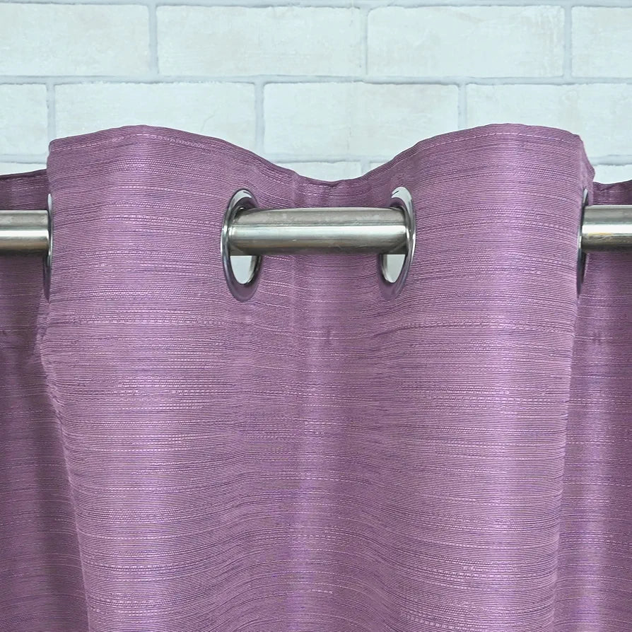 Divine Casa 7 Feet Blackout Door Curtain Luxurious Room Darkening Thermal Insulated & Noise Reducing Polyester Panel Curtain Colour Thistle (Pack of 1)