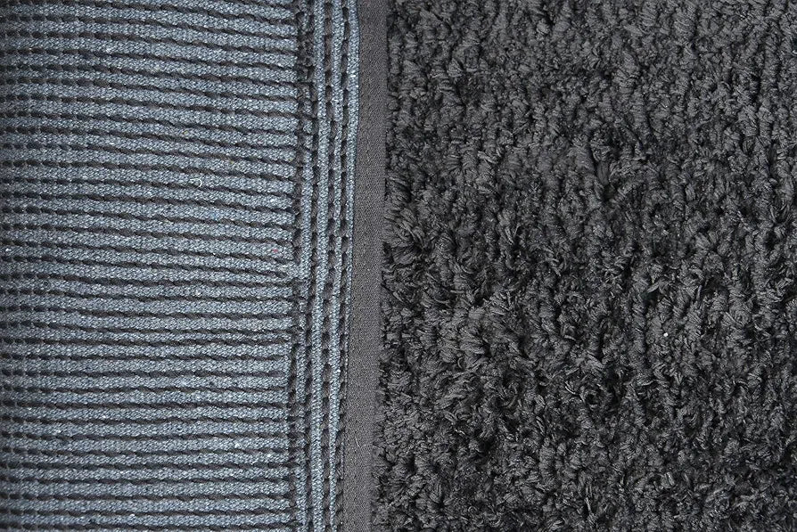 Aerohaven Glorious Super Soft Microfiber Solid Anti Slip Stone Wash Bathmat Grey Colour