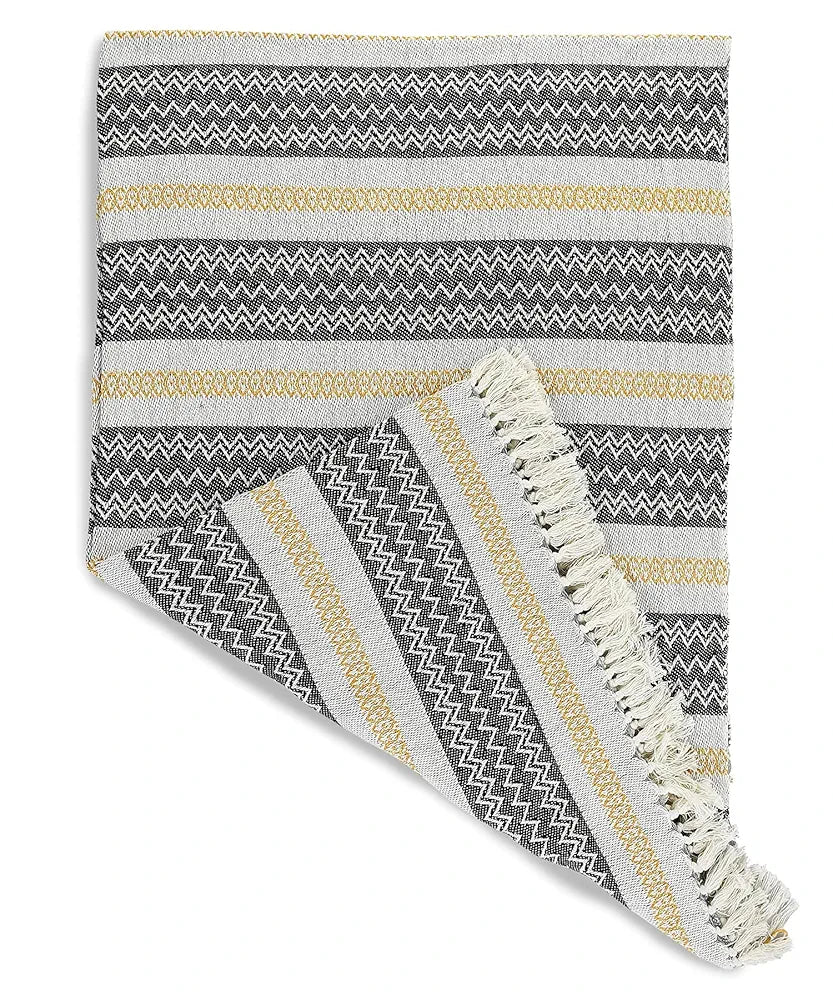 Sashaa World Geometric Sofa Throw Blanket Multicolour