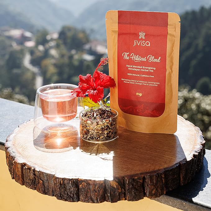 Jivisa Hibiscus Blend Herbal Tea - 50 gms