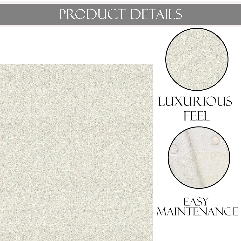 Kuber Industries Stylish Window Curtains for Living Room & Bedroom Web Net Cream