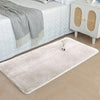 Luxe Home International Rectangular Bath Mat Super Soft Anti Skid Rabbit Fur  Bathroom Mats Rug Colour Skin