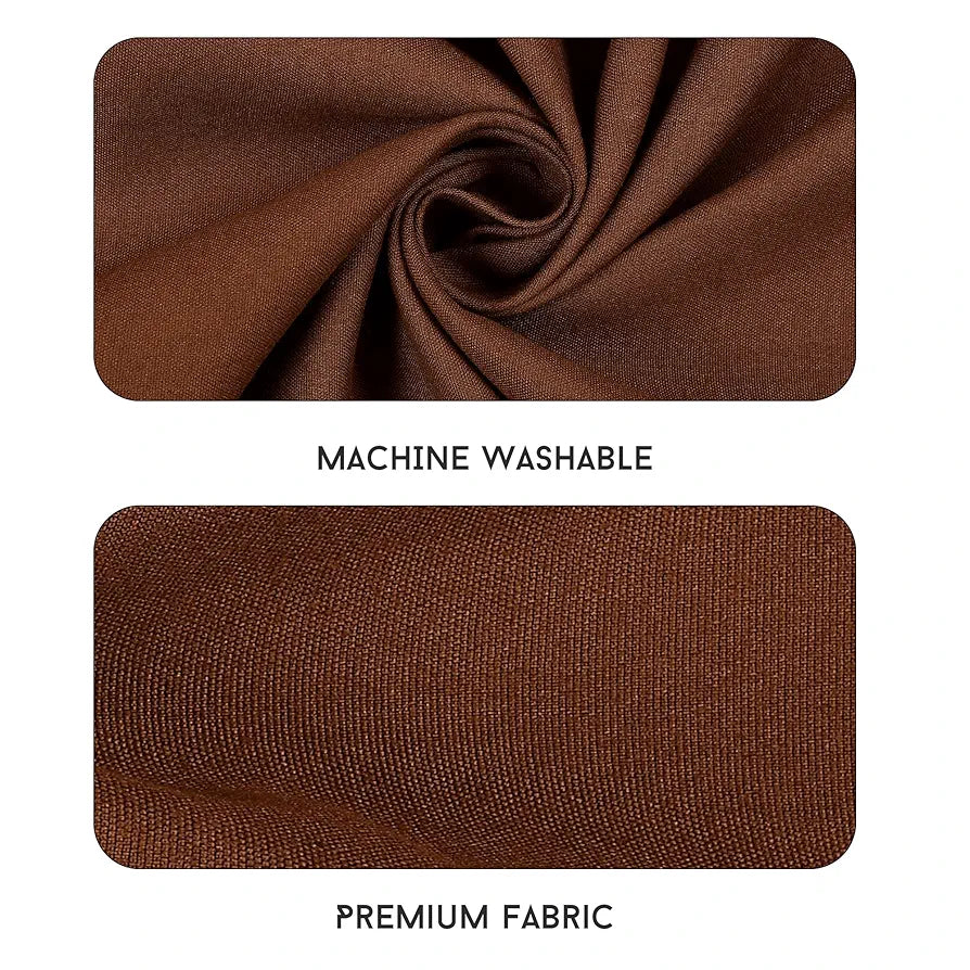 Fresh From Loom Double Bedsheet King Size Rotary Printed Wrinkle Free with 2 Pillow Covers 240 TC Copper