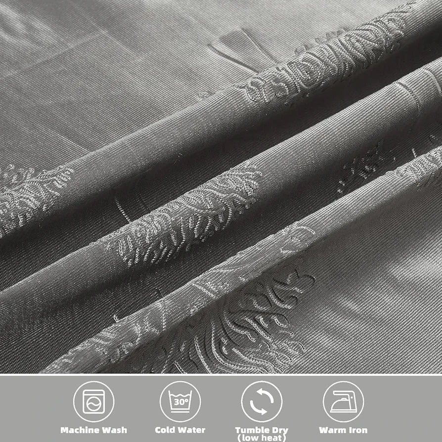 Fresh From Loom Window Floral Room Darkening Curtains 5 Feet Long