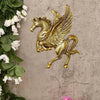 Chhariya Crafts Metal Horse Statue Flying Angel Horse Showpieces
