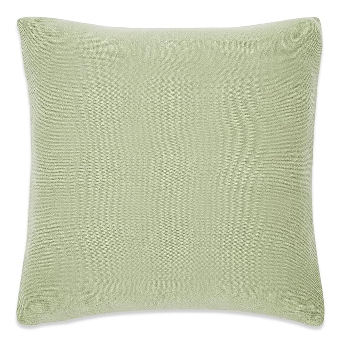 Haus & kinder Decorative Embroidered Cushion Cover 16inch x 16inch | Colour Bubble Mint
