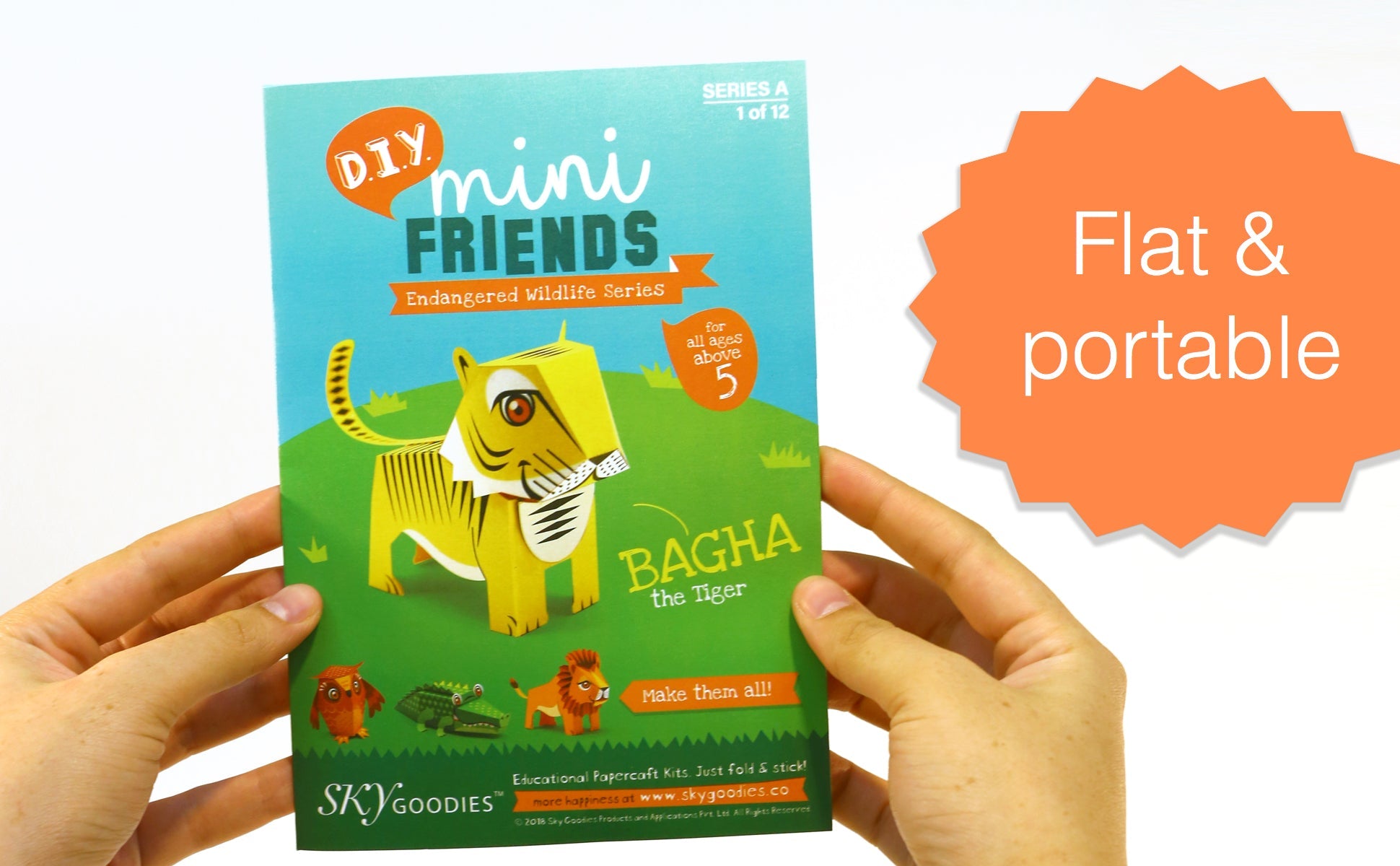 Mini Gorilla DIY Animal Paper Craft Kit