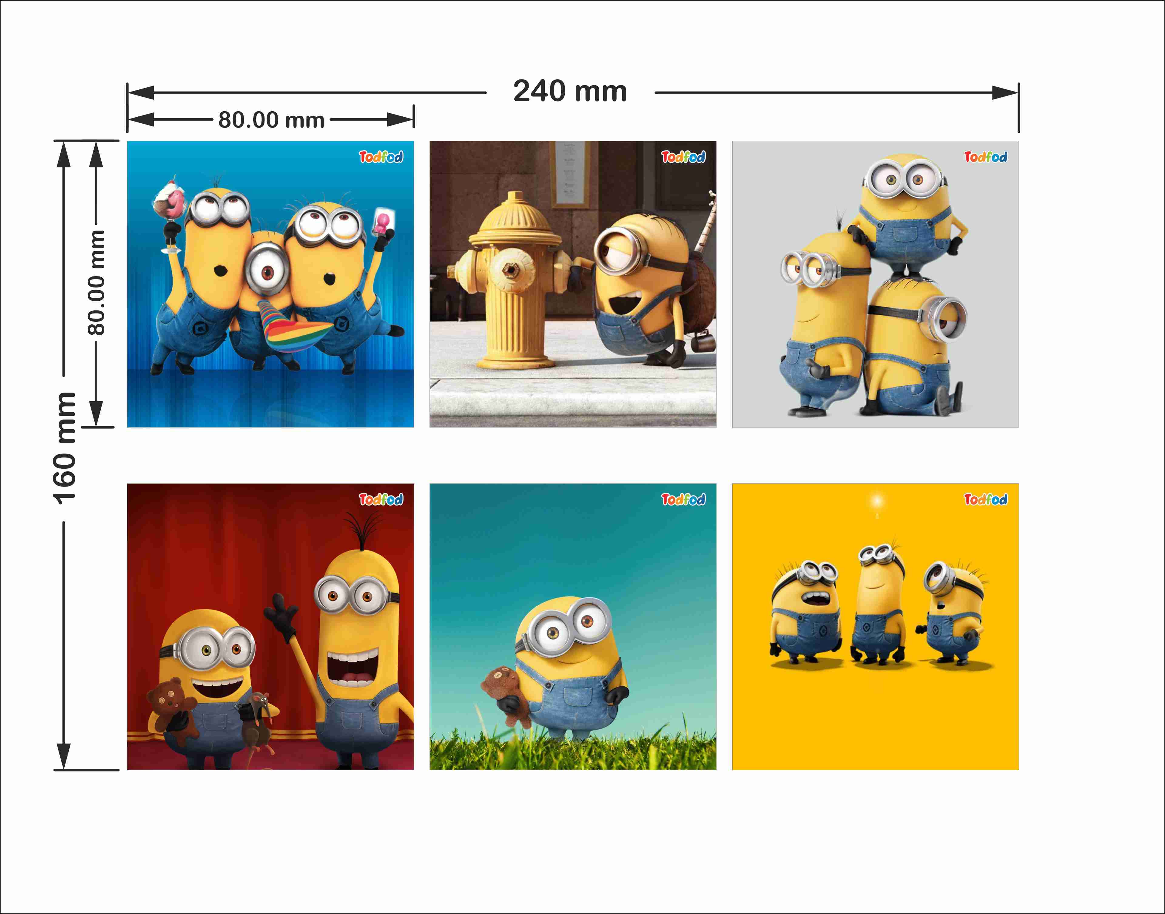 Wooden Jigsaw Puzzles - Minions and Friends Anime Cartoon Characters for Kids