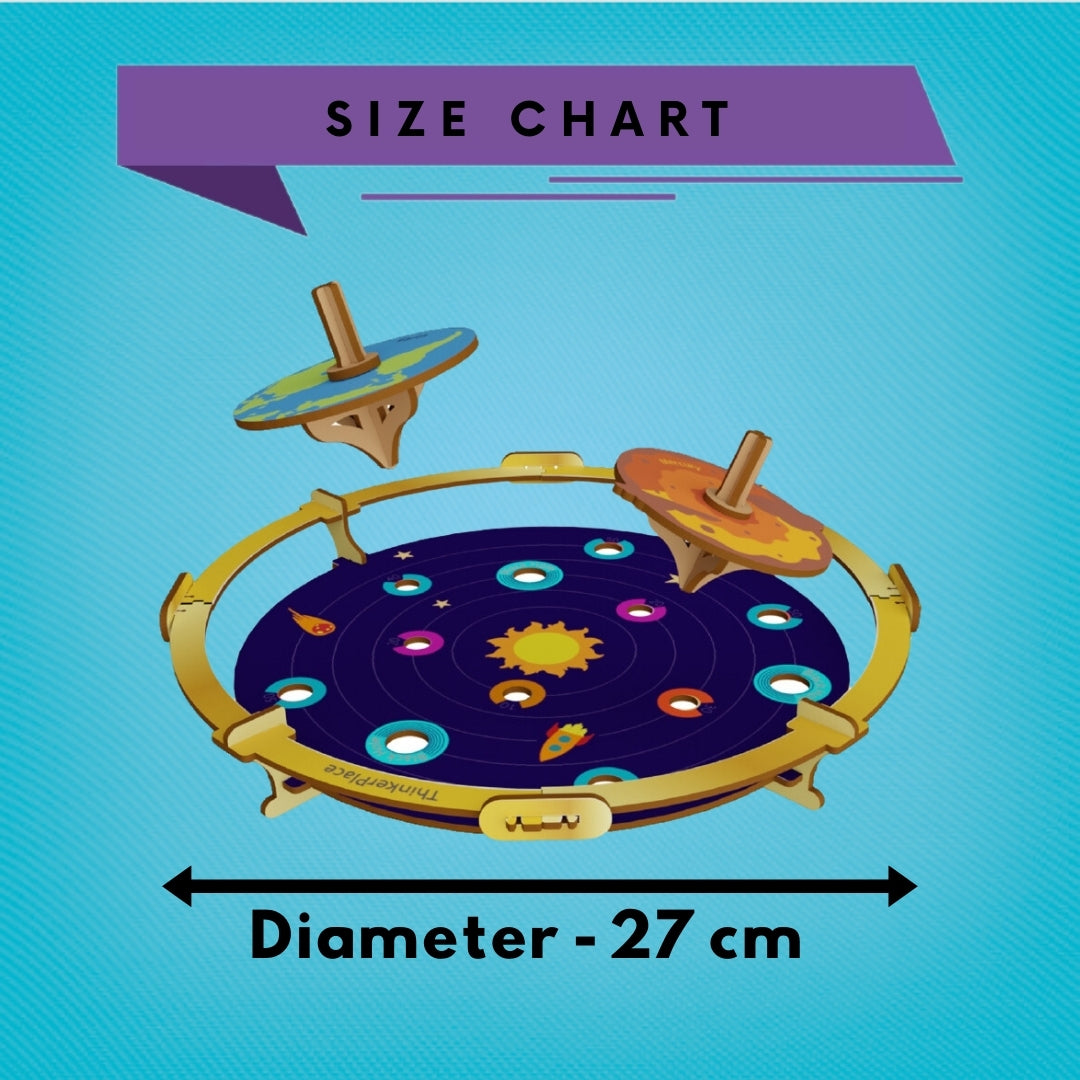 DIY Solar Spin Tops- Learn about Solar System