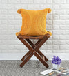 Homadorn Luxury Cotton Handmade Decorative Boho Throw Tufted Pillow Covers Mustard