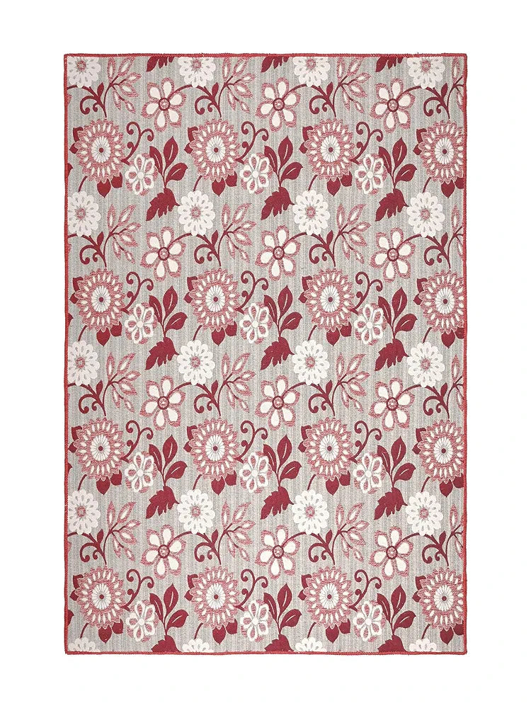Saral Home Cotton Jacquard Anti-Skid Carpet