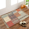 HomadornHandmade Sustainable Printed Modern Dhurrie/Rugs/Carpet Colour Multicolor 020