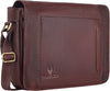 Leather Messenger Bag for Men/Office Bag for Men | Fits Upto 15.6 Inch Laptop/MacBook | Laptop Bag/Leather Bag for Men | Bombay Brown Ndm