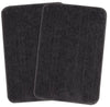 Saral Home Easy Living Microfiber Solid Rectangle Anti-skid Bath Mats Colour Grey (Pack Of 2)