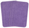 Saral Home Easy Living Saral Home Microfiber Anti-skid Rectangular Bath Mat Colour Purple (Pack Of 2)