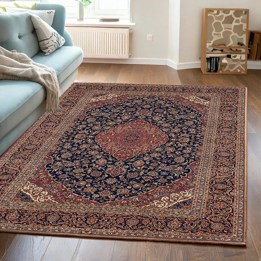 Ishro Home Premium Carpet For Hall, Bedroom, Living Room Pattern Herati