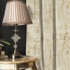 Urban Space Premium Jacquard Window Curtains 5 feet Long Light Blocking Curtains for Living Room, Pack of 2 Blackout Curtains Dusk Beige