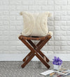 Homadorn Luxury Cotton Handmade Decorative Boho Throw Tufted Pillow Covers Off White