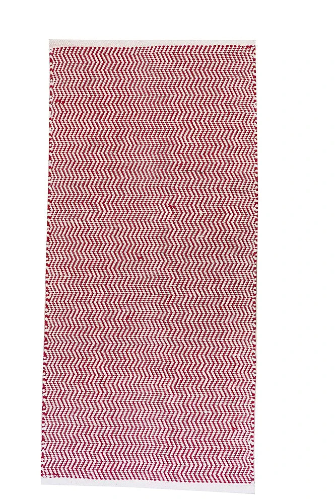 The Home Talk Weaved Cotton Carpets Contemporary Decorators Area Rugs Pink