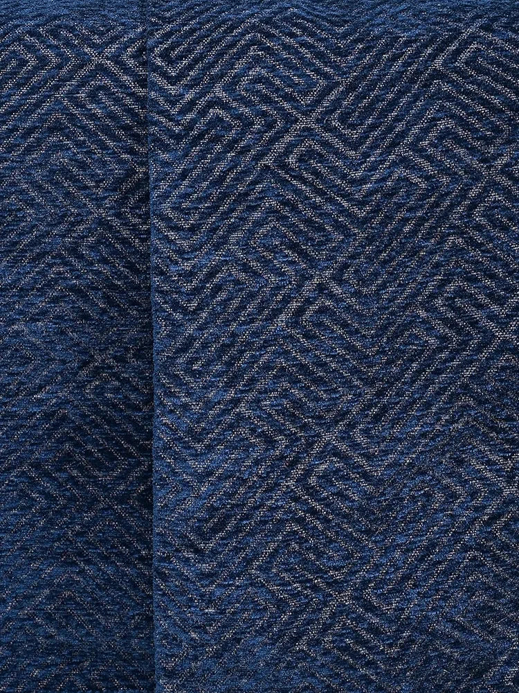 Saral Home Chenille 3 Seater Sofa Cover Throw Colour Blue