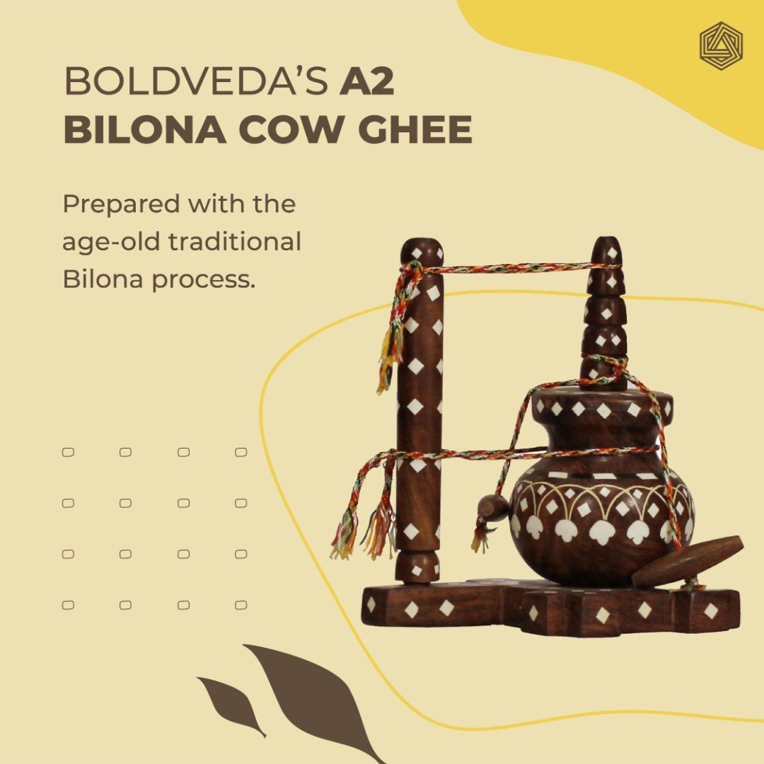 Boldfit Boldveda  Pure A2 Bilona Ghee