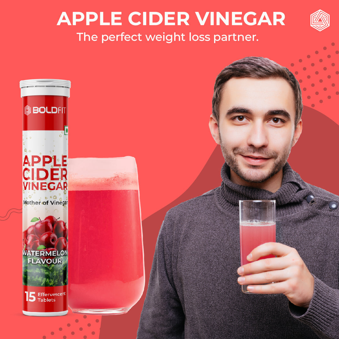Boldfit Apple Cider Vinegar - Pack Of 15 Effervescent Tablets
