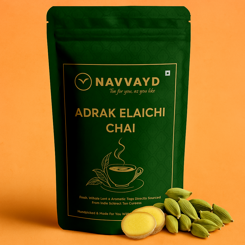Navvayd Adrak Elaichi Chai - 50 gms - Swadesi
