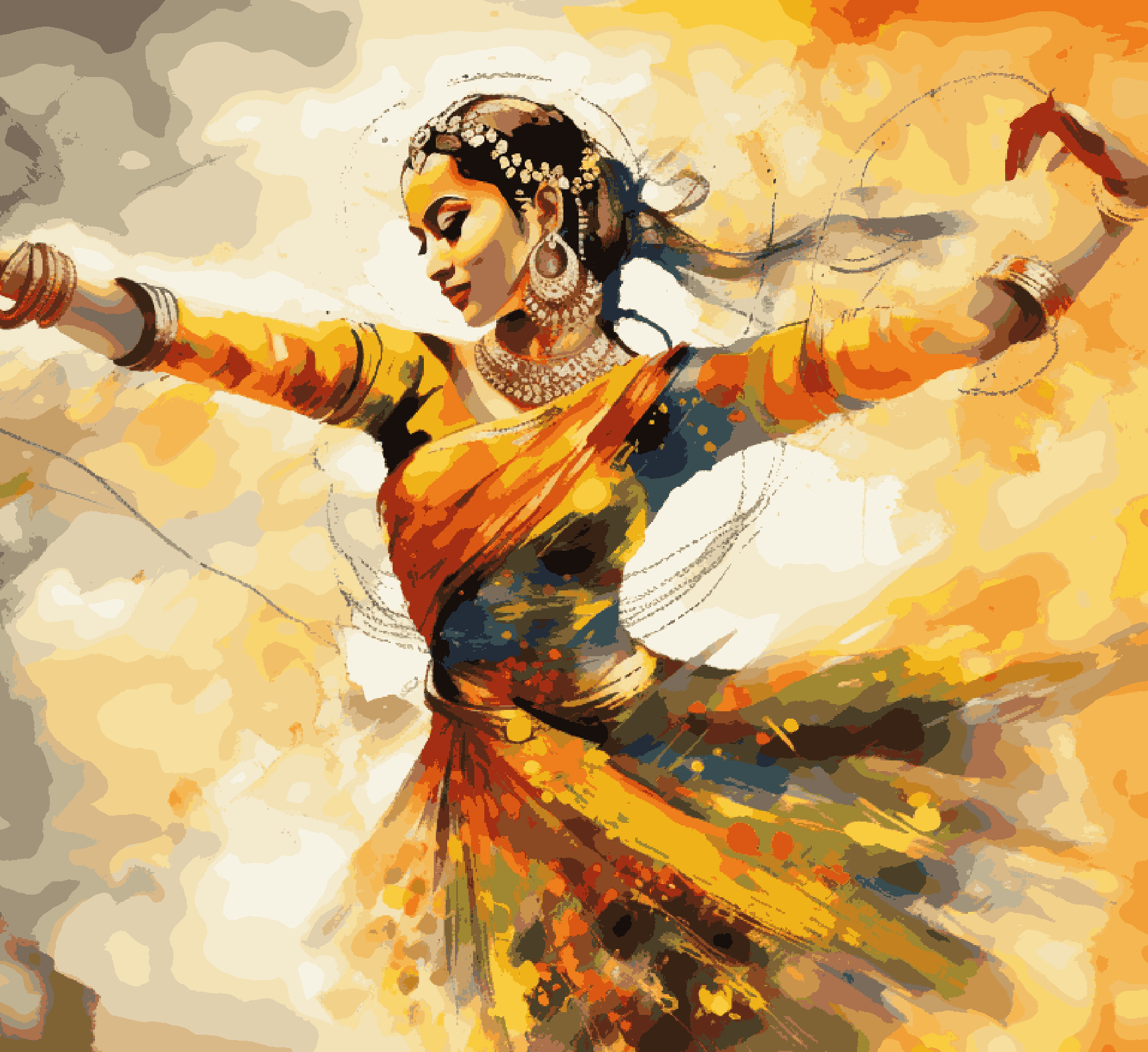 A Girl Dancing with Grace