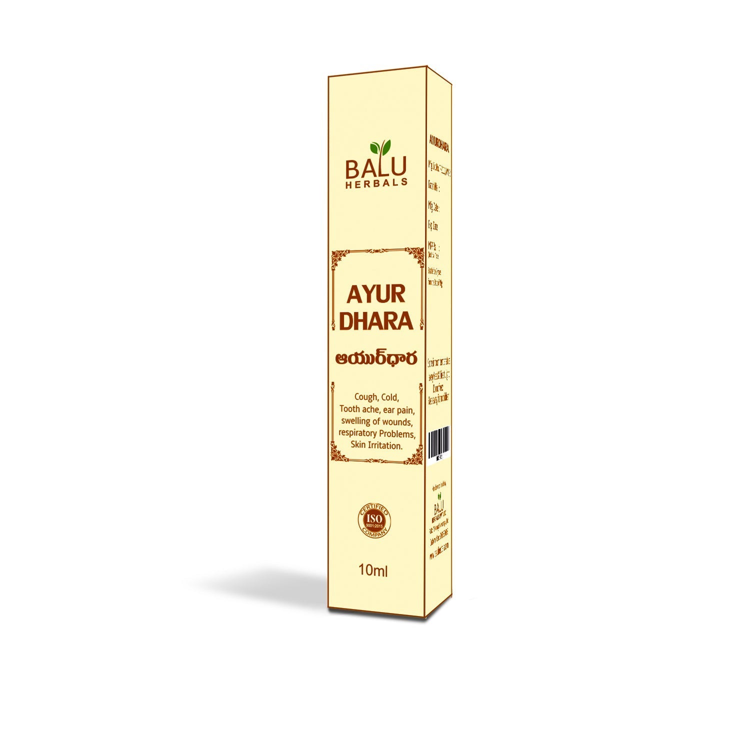 Balu Herbals Ayurdhara - 10 ml