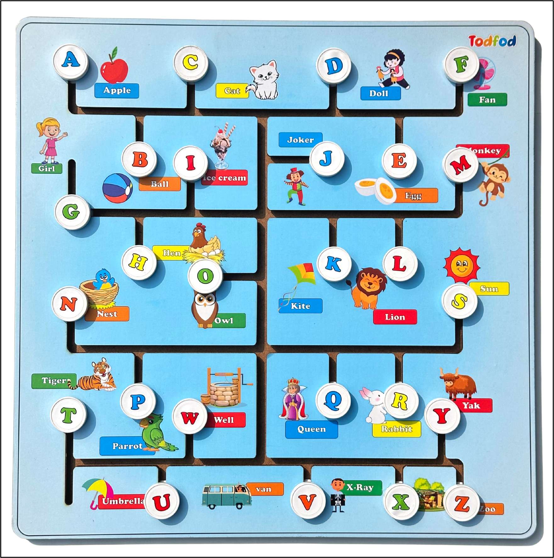 ABCD Maze Learning Toy