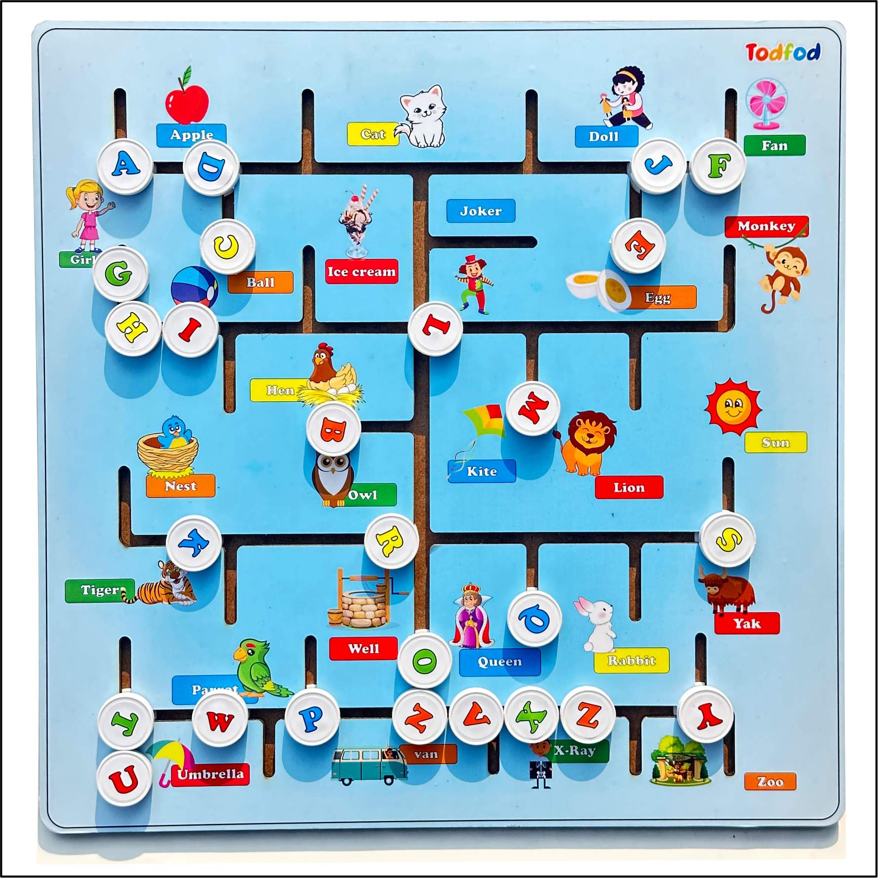 ABCD Maze Learning Toy