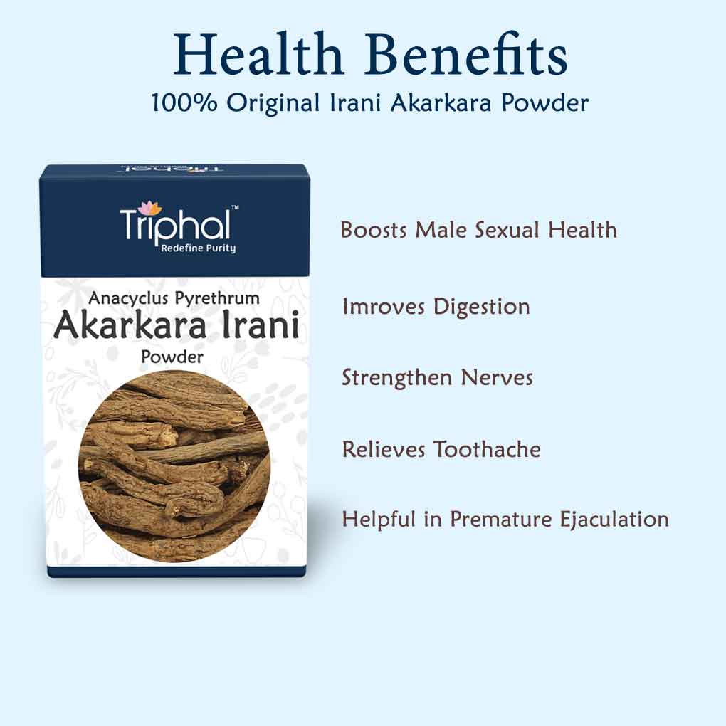 Triphal Akarkara Irani Powder - Pellitory Roots Powder