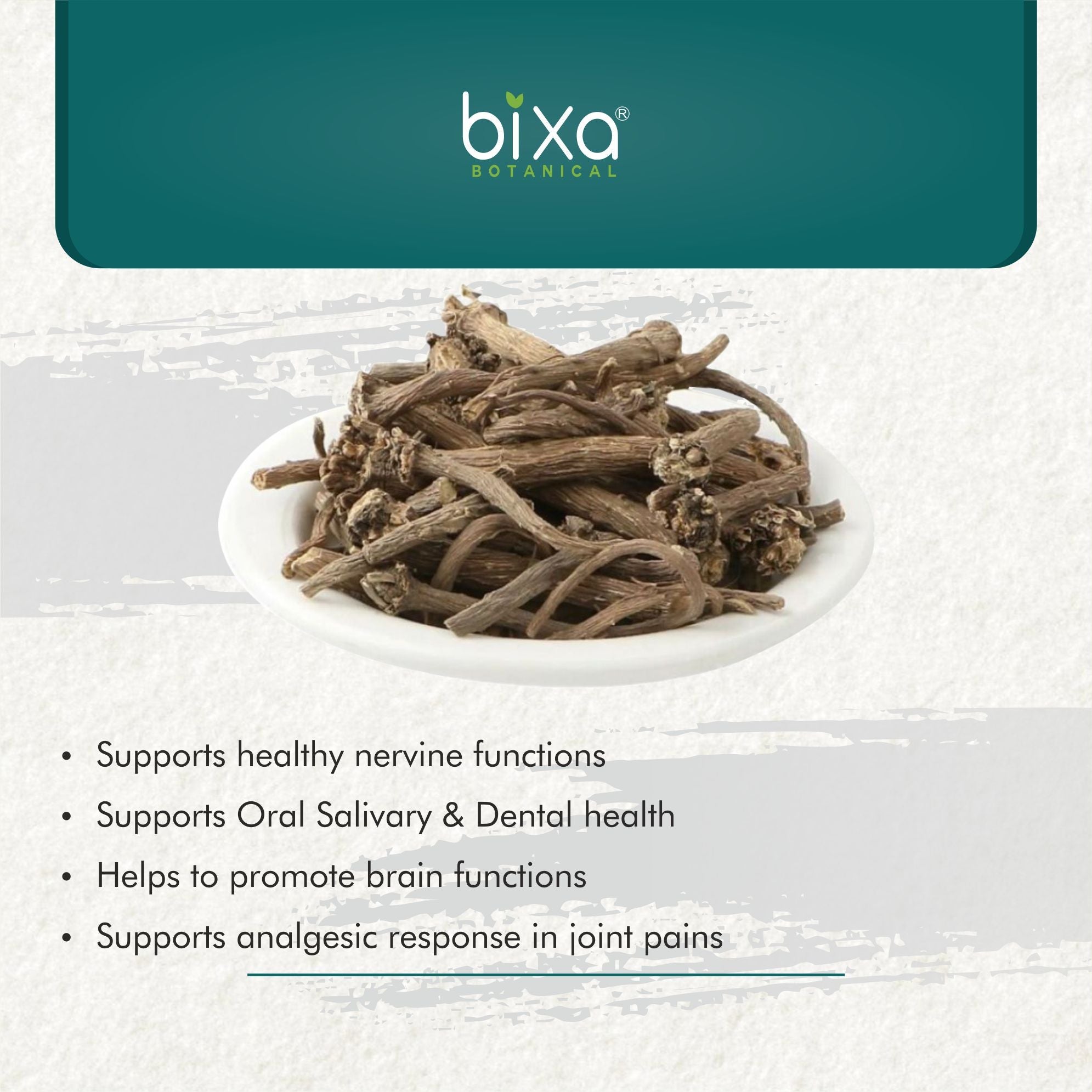 Bixa Botanical Akarkara Root Powder  ( Anacyclus Pyrethrum, Pellitory )